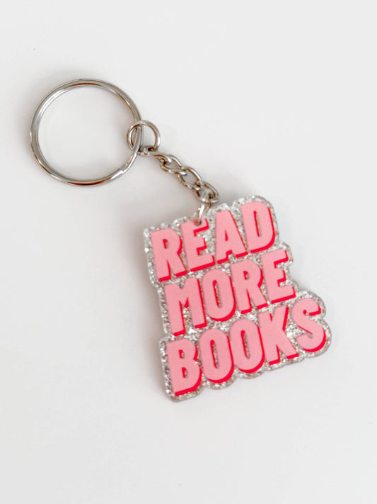 Read More Books Keychain