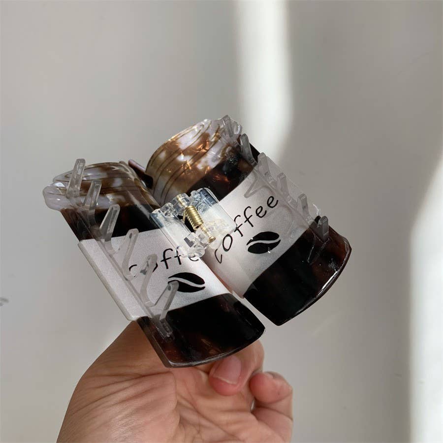 Coffee Cup Claw Clip