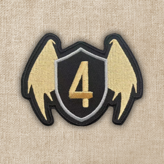 Fourth Wing Emblem Embroidered Patch