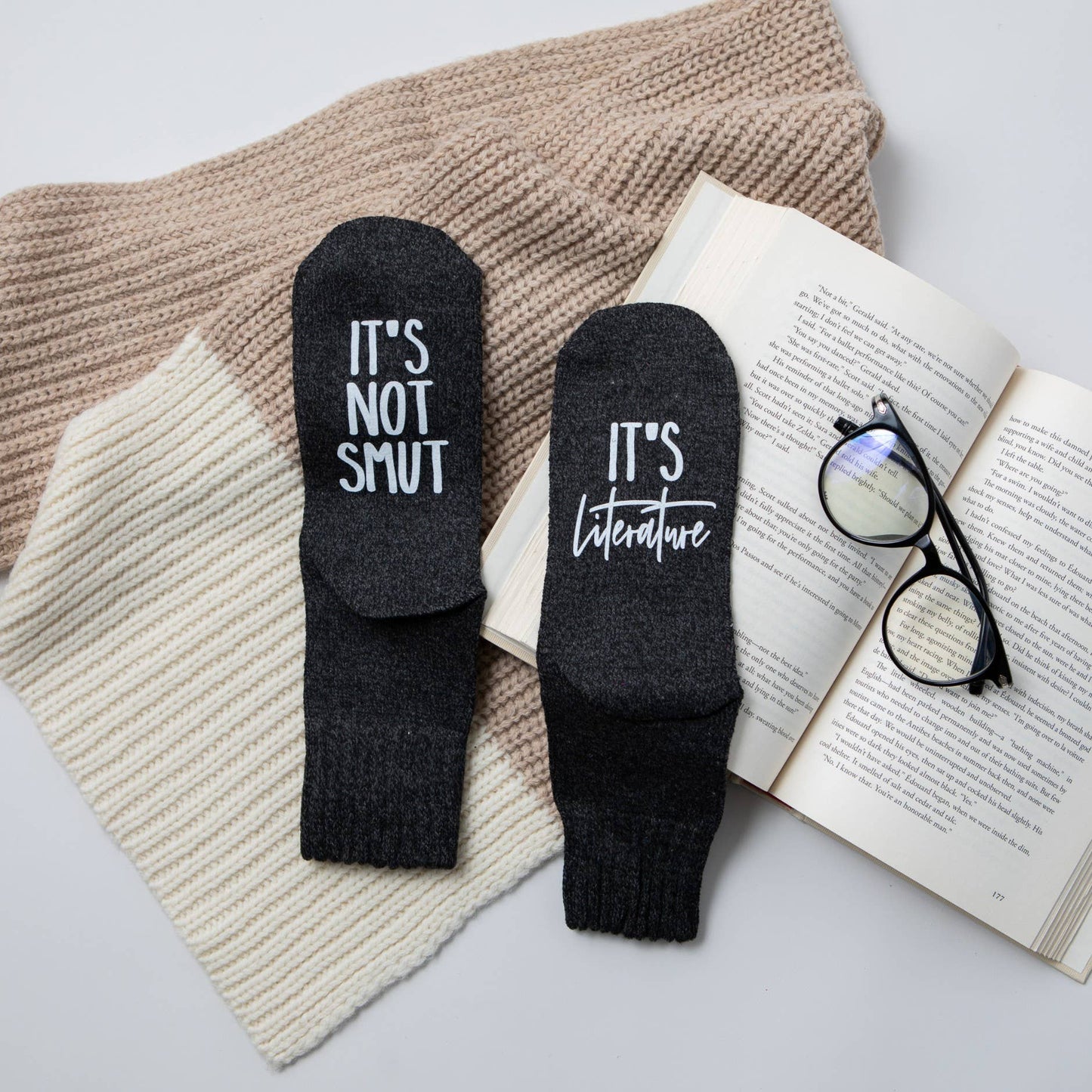 "It's Not Smut, It's Literature"  Women's Socks