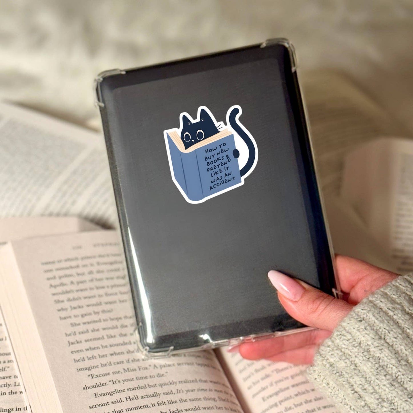 How To Buy New Books Sticker