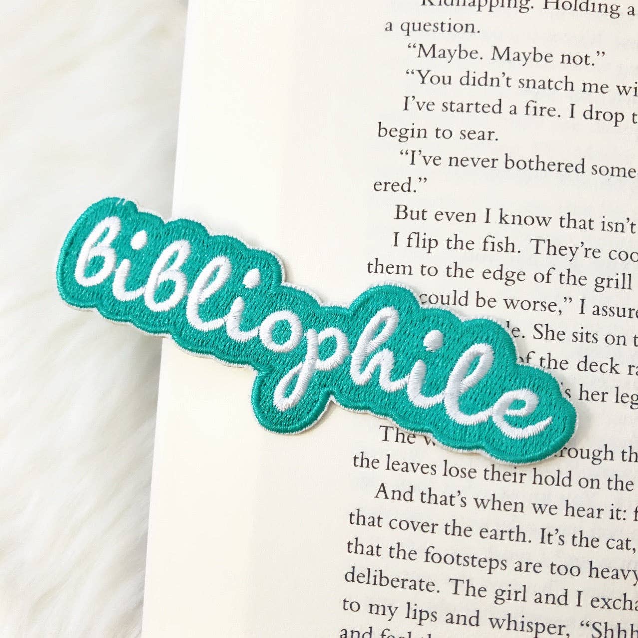 Bibliophile Iron on Patch