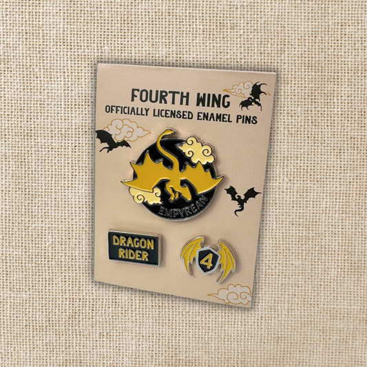 Fourth Wing Enamel Pin Set