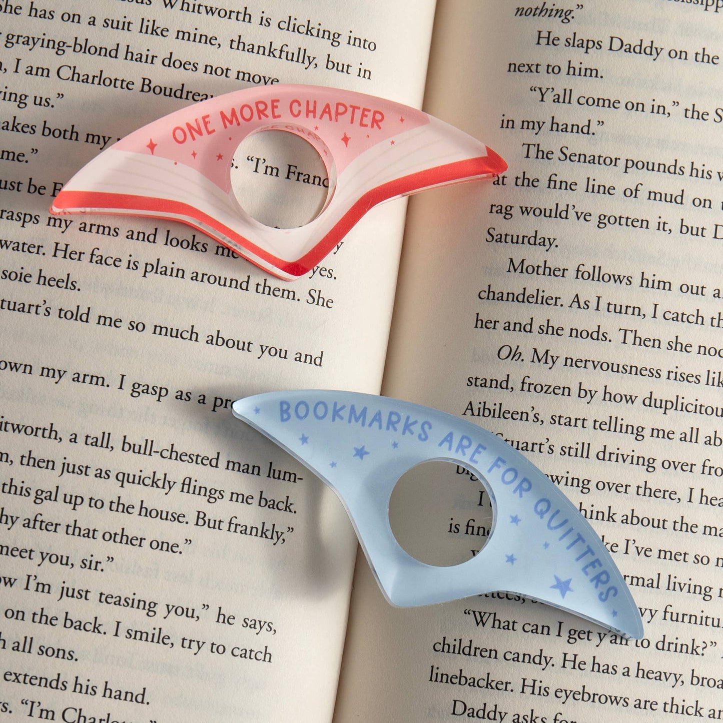 Bookmarks Are For Quitters Thumb Page Holder
