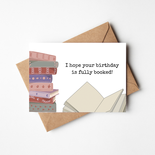 Fully Booked Birthday Card