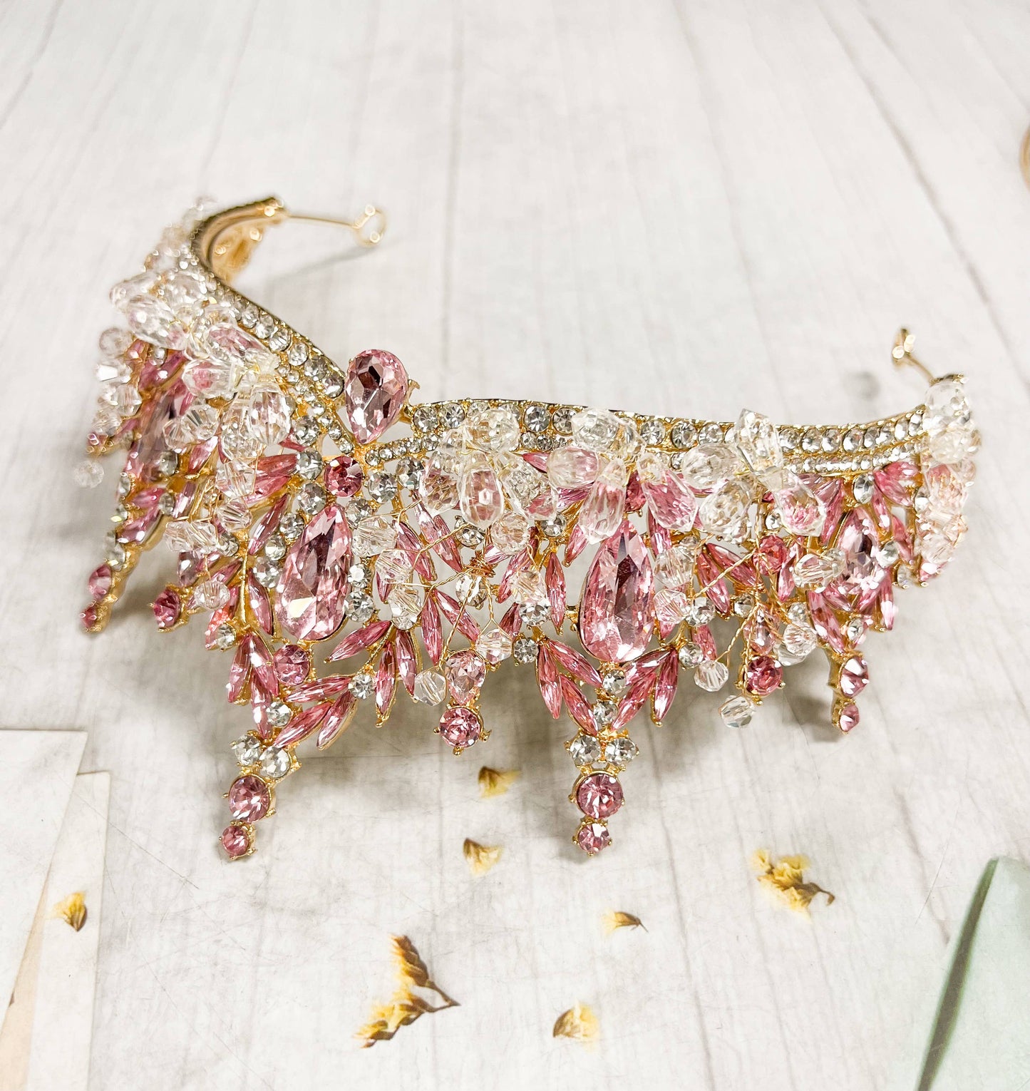 Pink Crystal Tiara