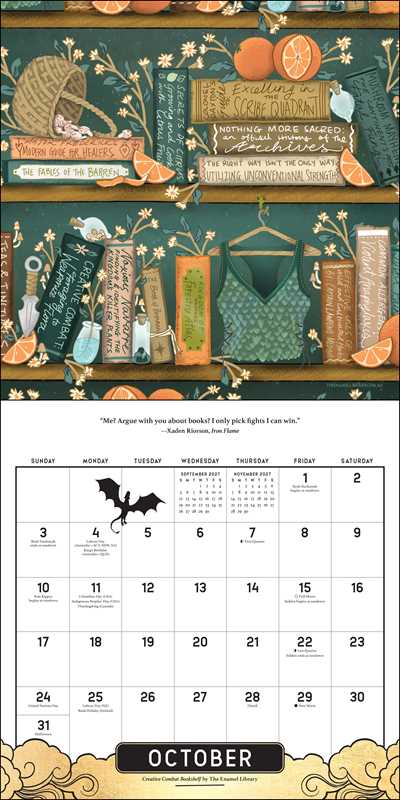 Fourth Wing Officially Licensed 2027 Wall Calendar