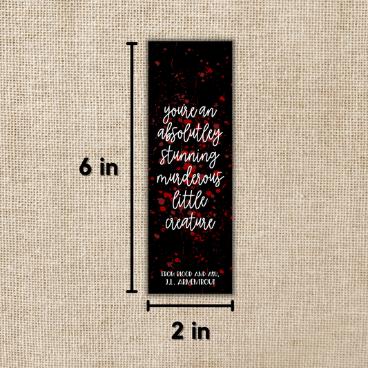 Absolutely Stunning Murderous Little Creature Bookmark