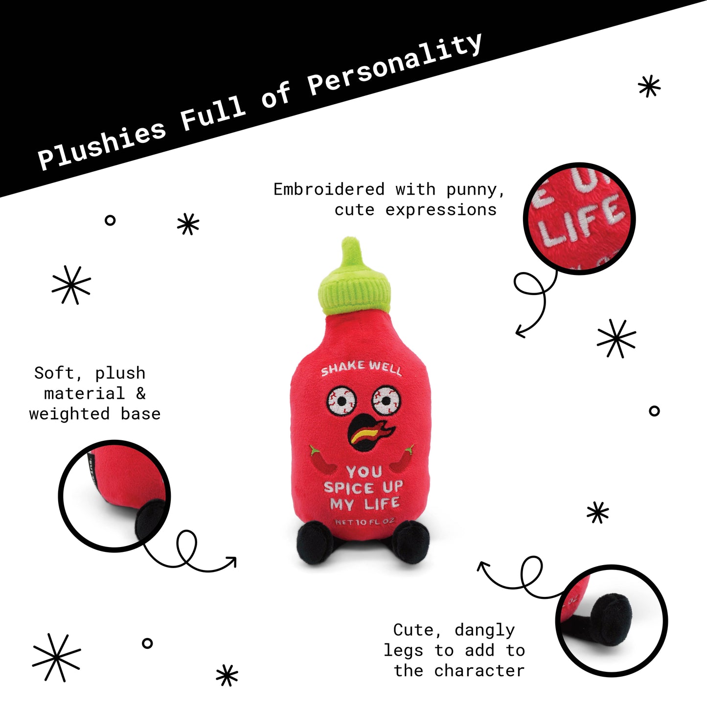 "Spice Up My Life" - Plush Hot Sauce