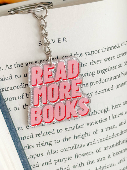 Read More Books Keychain