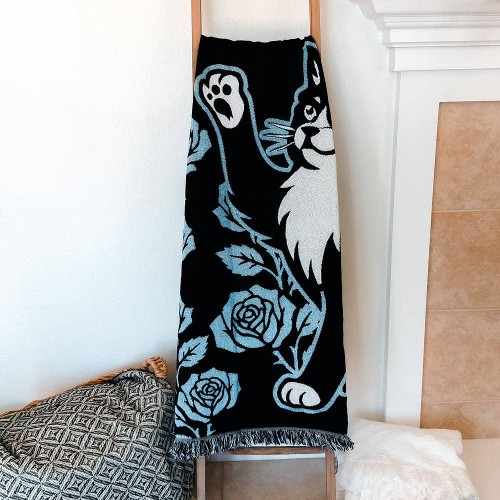 Fred Approved Woven Throw Blanket