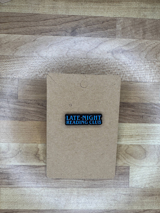 Late Night Reading Club Enamel Pin
