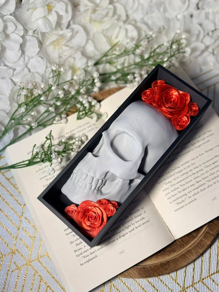Skull Rose Book Nook