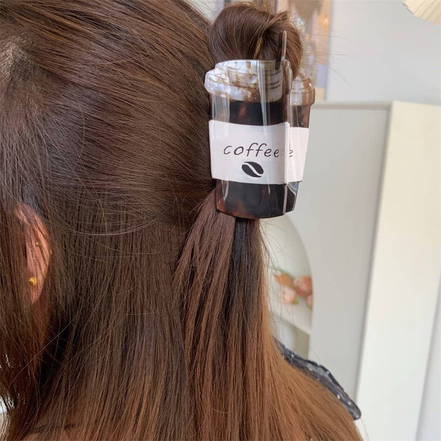 Coffee Cup Claw Clip