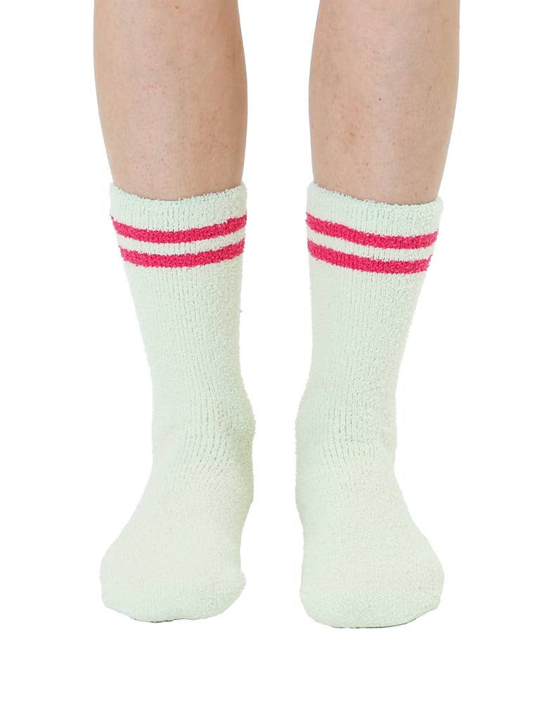 Fuzzy Crew Socks- "Book Lover"