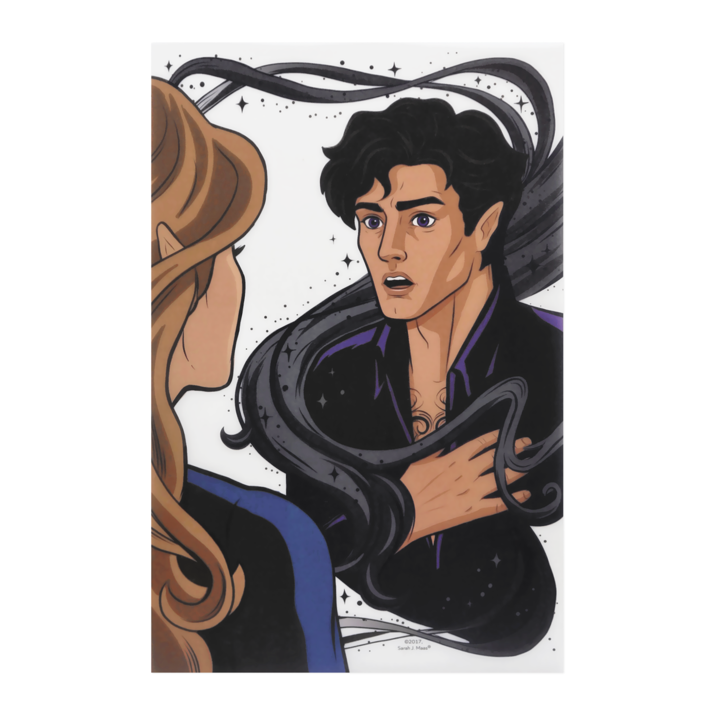 A Court of Thorns and Roses Book Scene Illustrations (6-Pack)