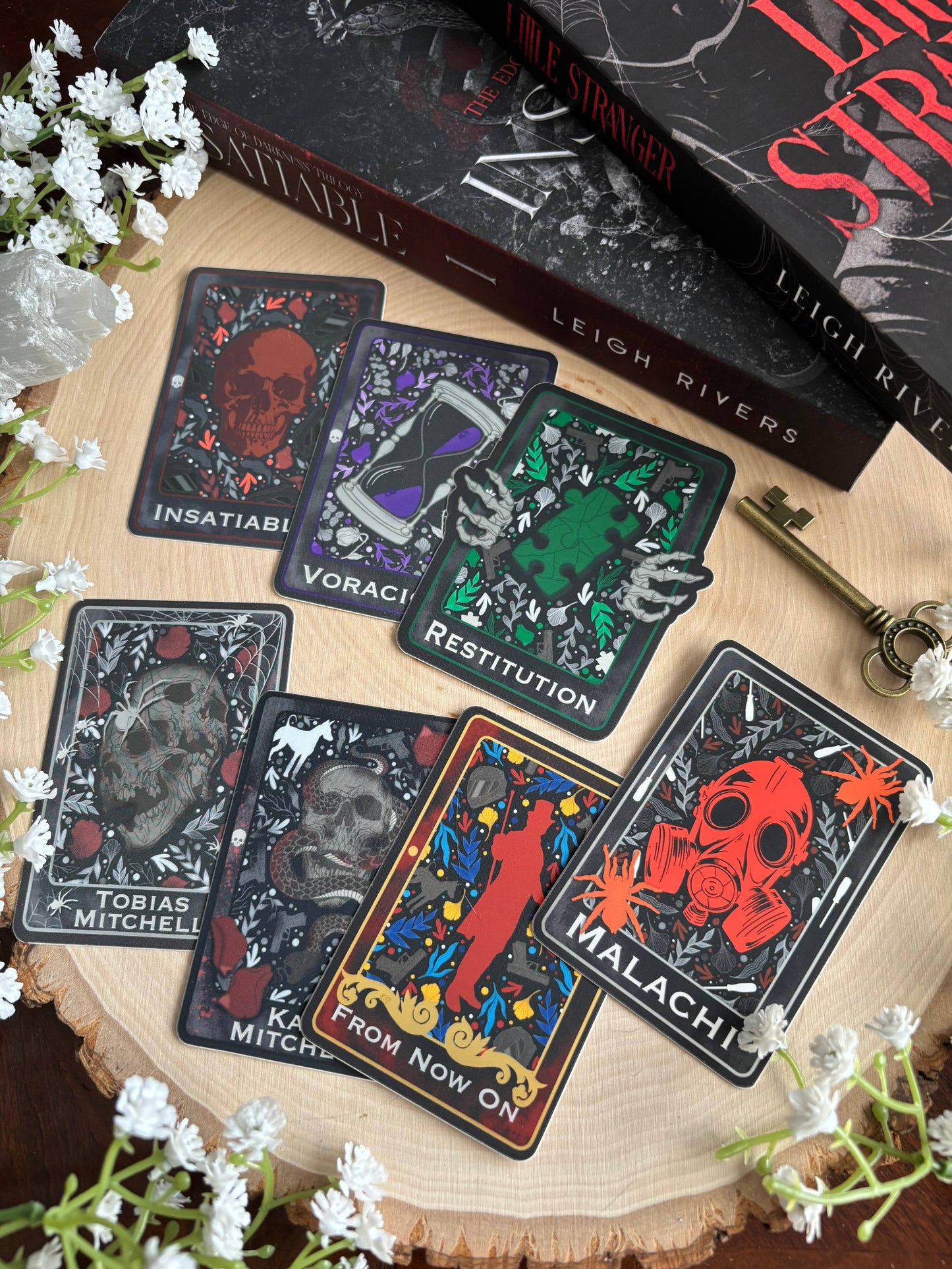 Edge of Darkness & Web of Silence Stickers