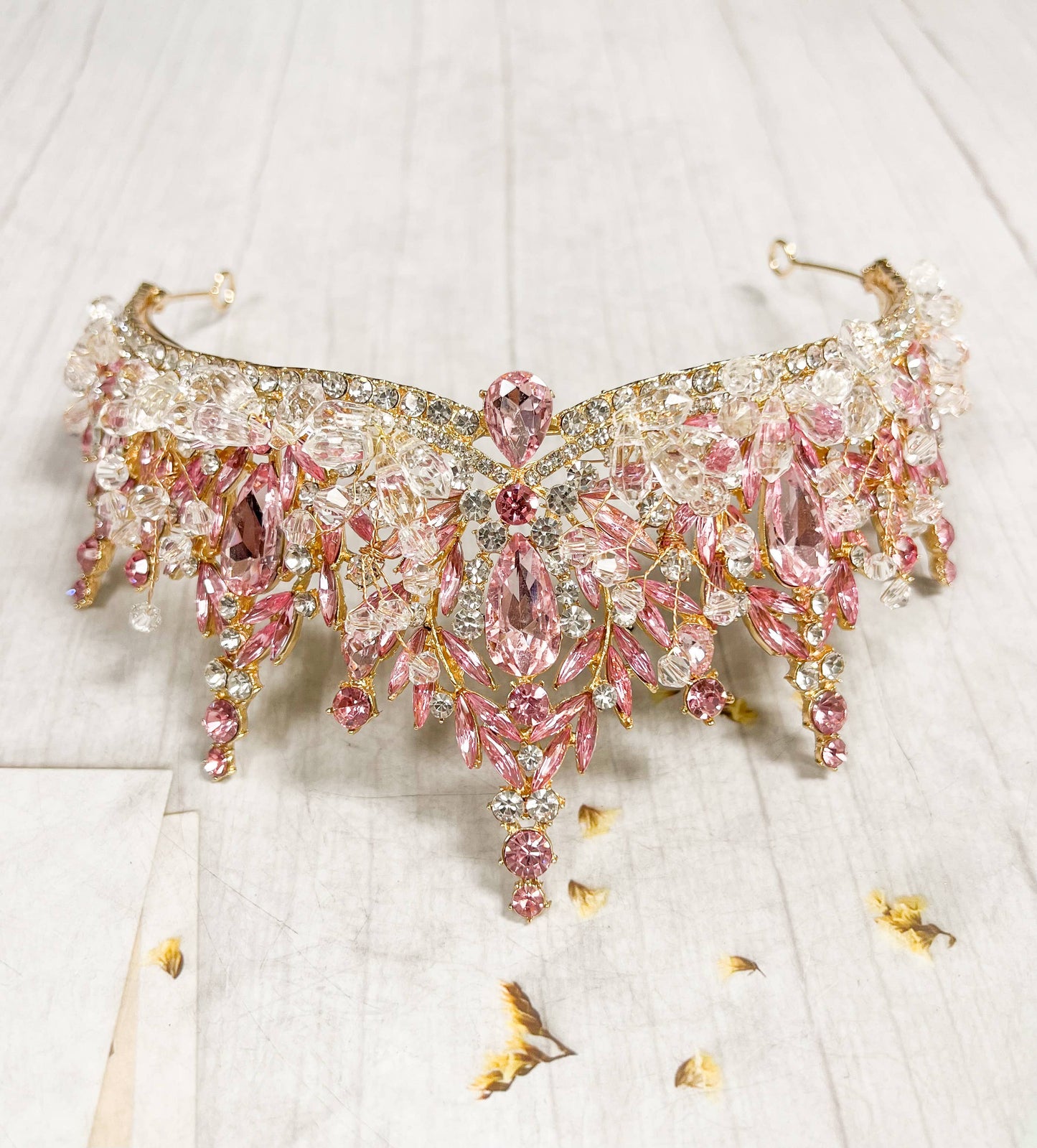 Pink Crystal Tiara