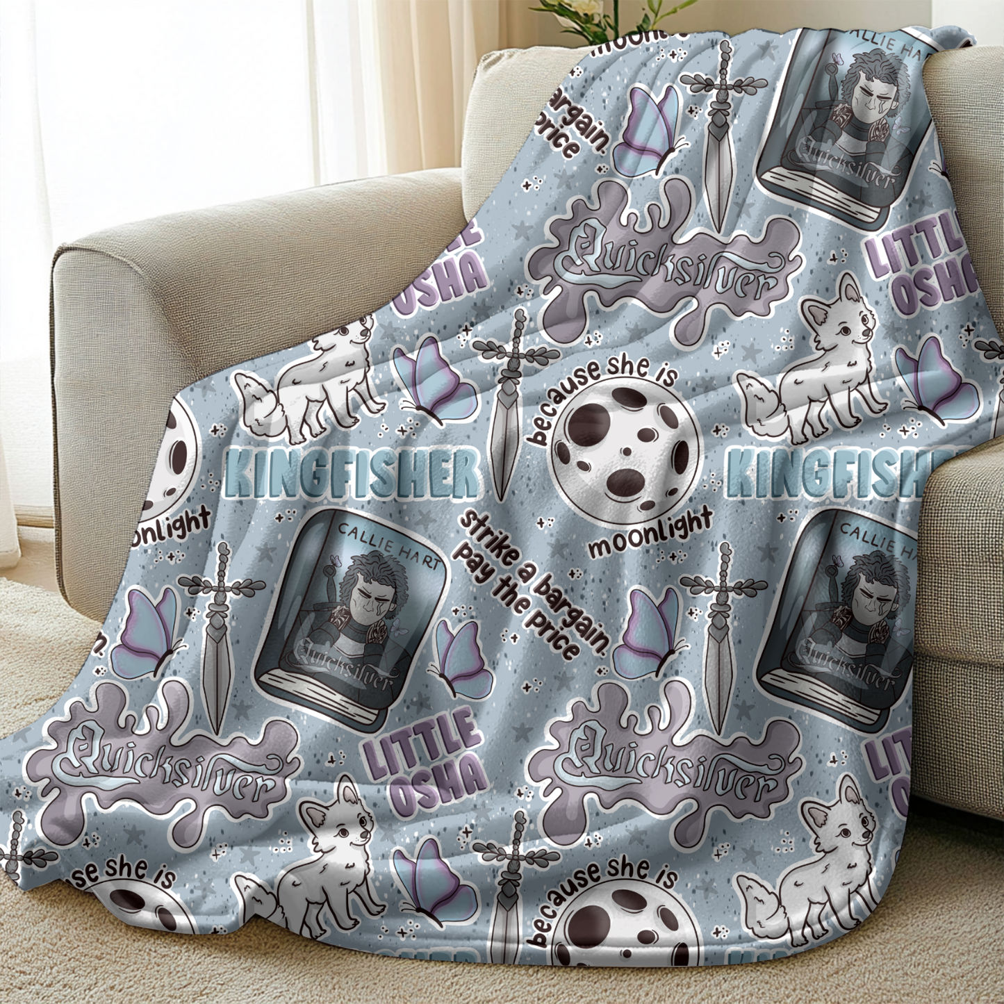 Book Themed Blankets
