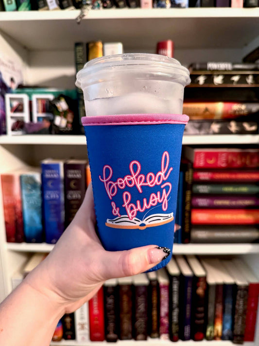 Booked & Busy Coffee Drink Sleeve