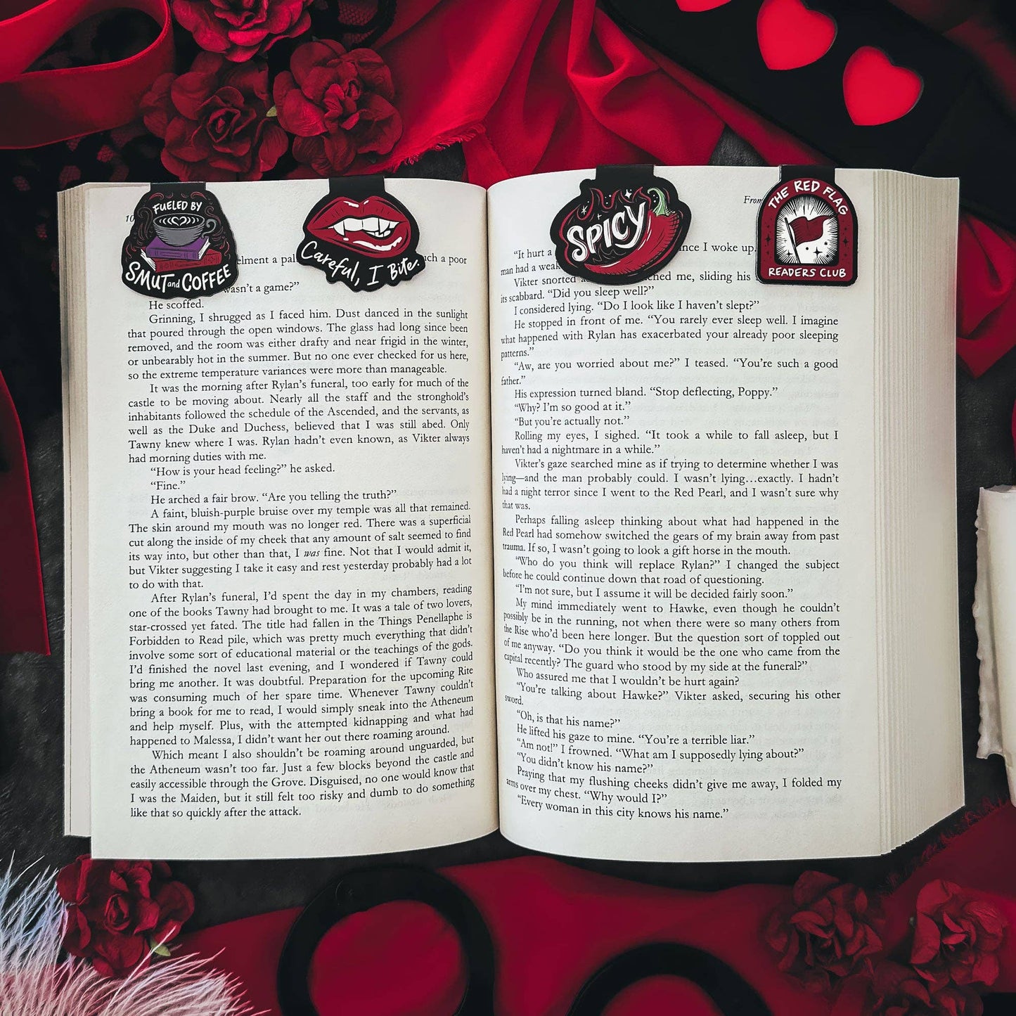 A Little Wicked Magnetic Bookmarks
