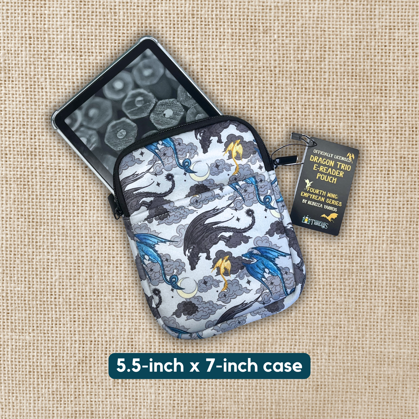 Dragon Trio E-reader Sleeve | Fourth Wing