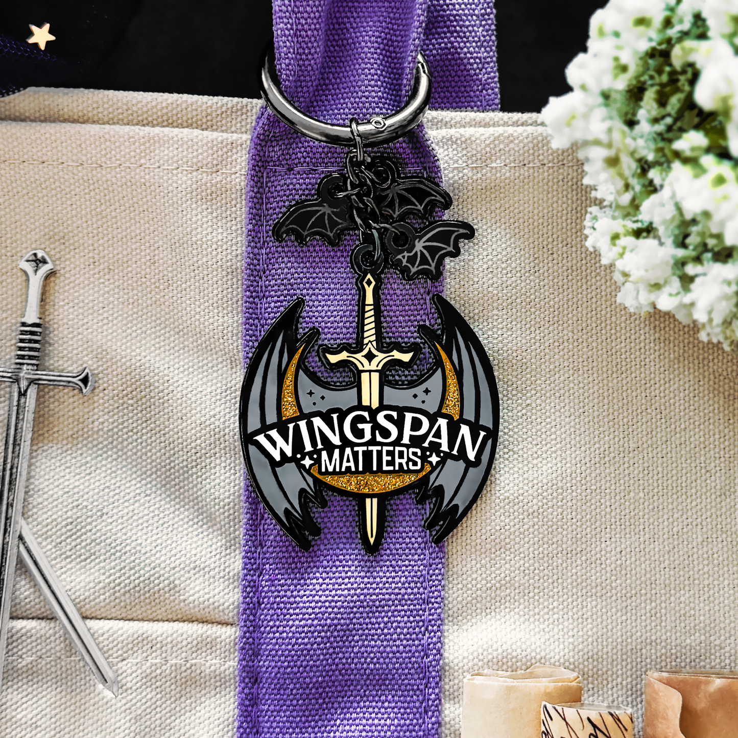 ACOTAR Wingspan Matters Bag Charm