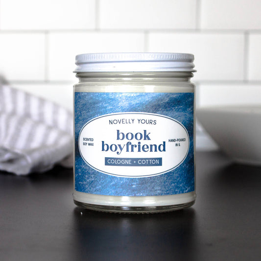 Book Boyfriend candle