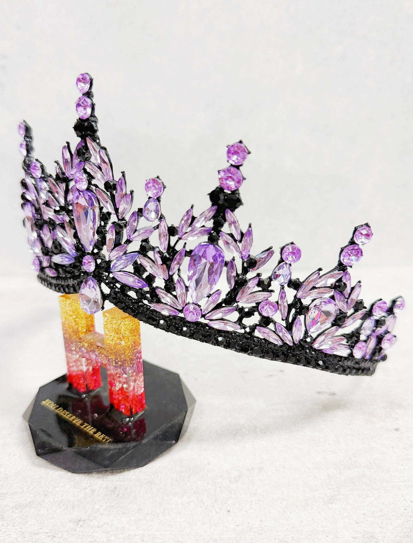 Black Purple Tiara