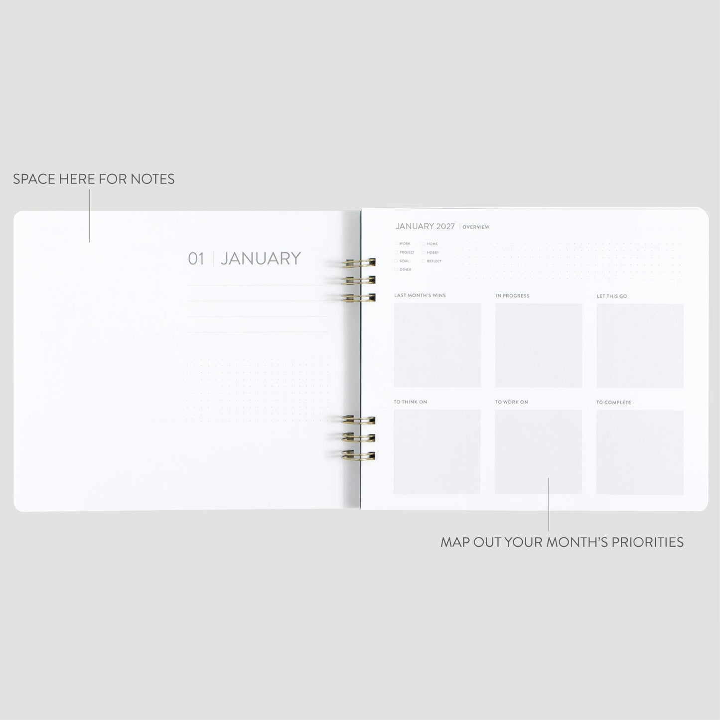 Lilac Pocket Planner - 2027 Calendar Year