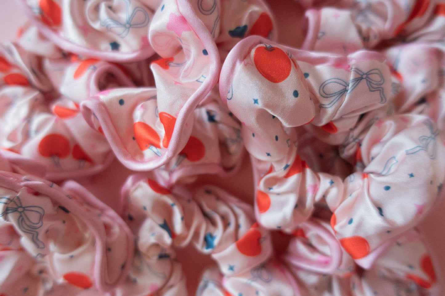 Cherry & Bows Scrunchie
