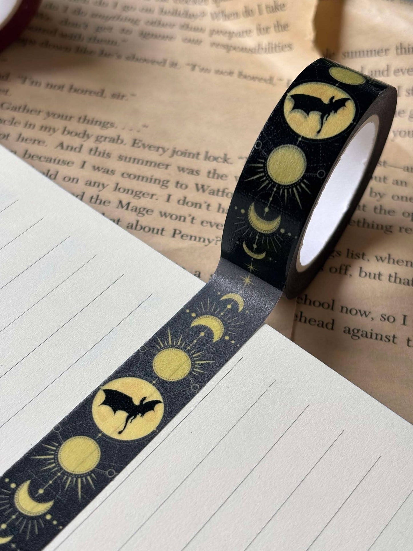 Washi Tape - Onyx Storm Inspired