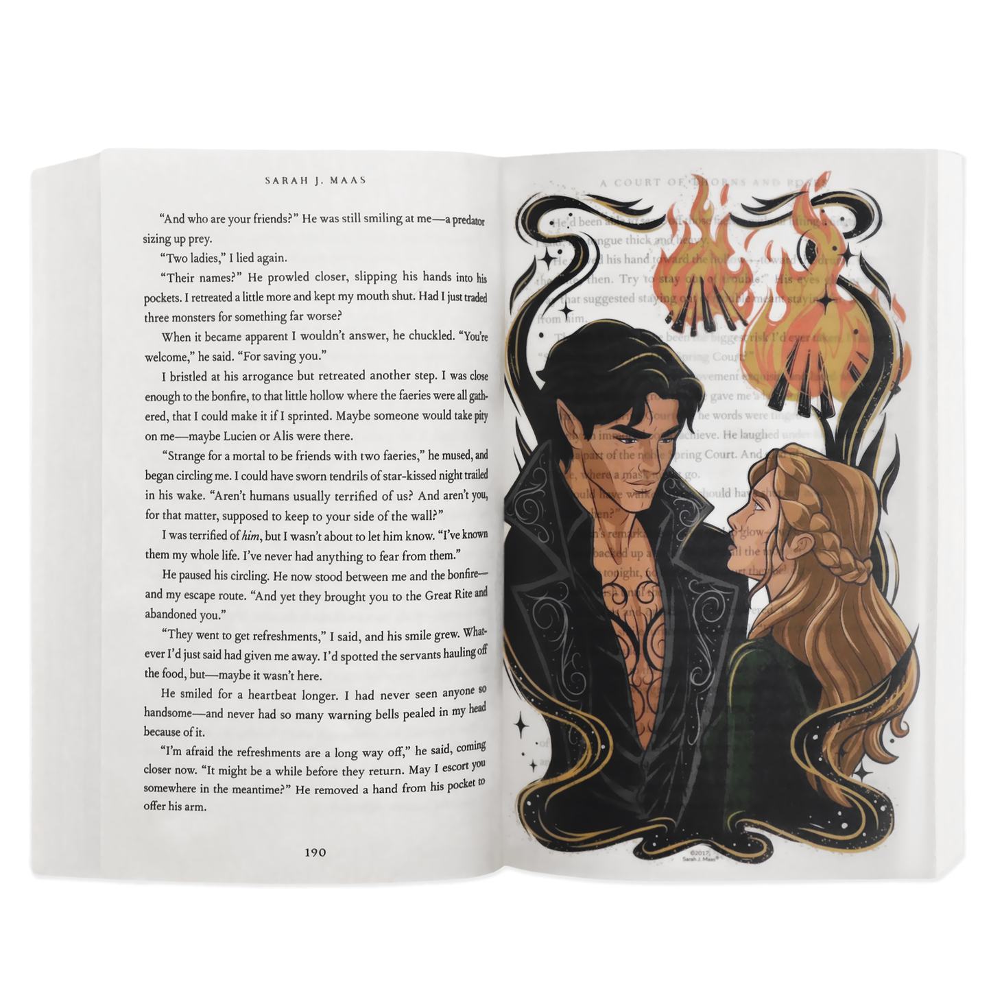 A Court of Thorns and Roses Book Scene Illustrations (6-Pack)