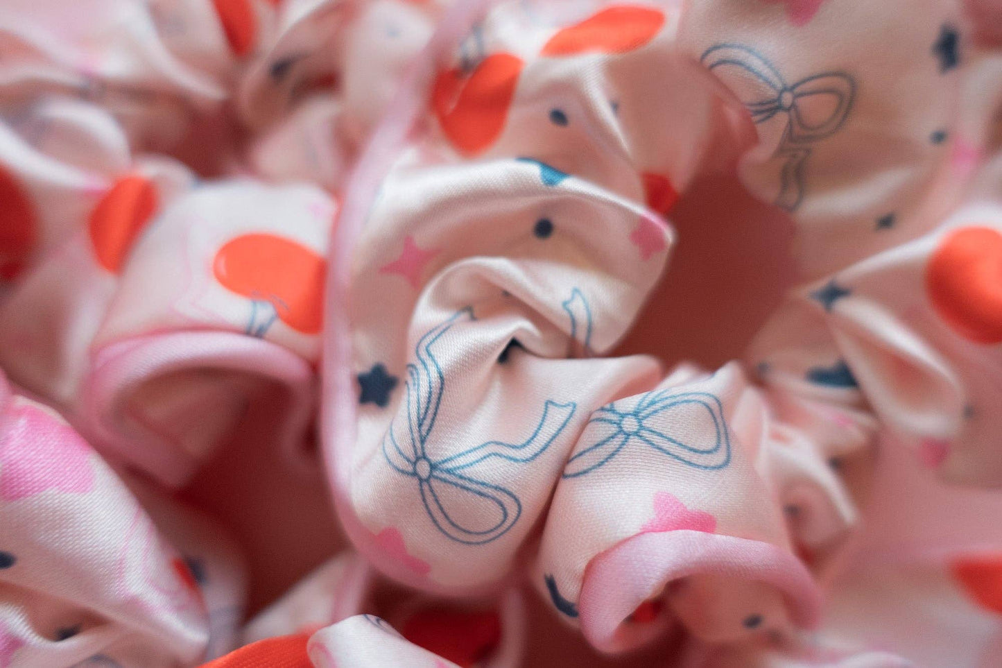 Cherry & Bows Scrunchie