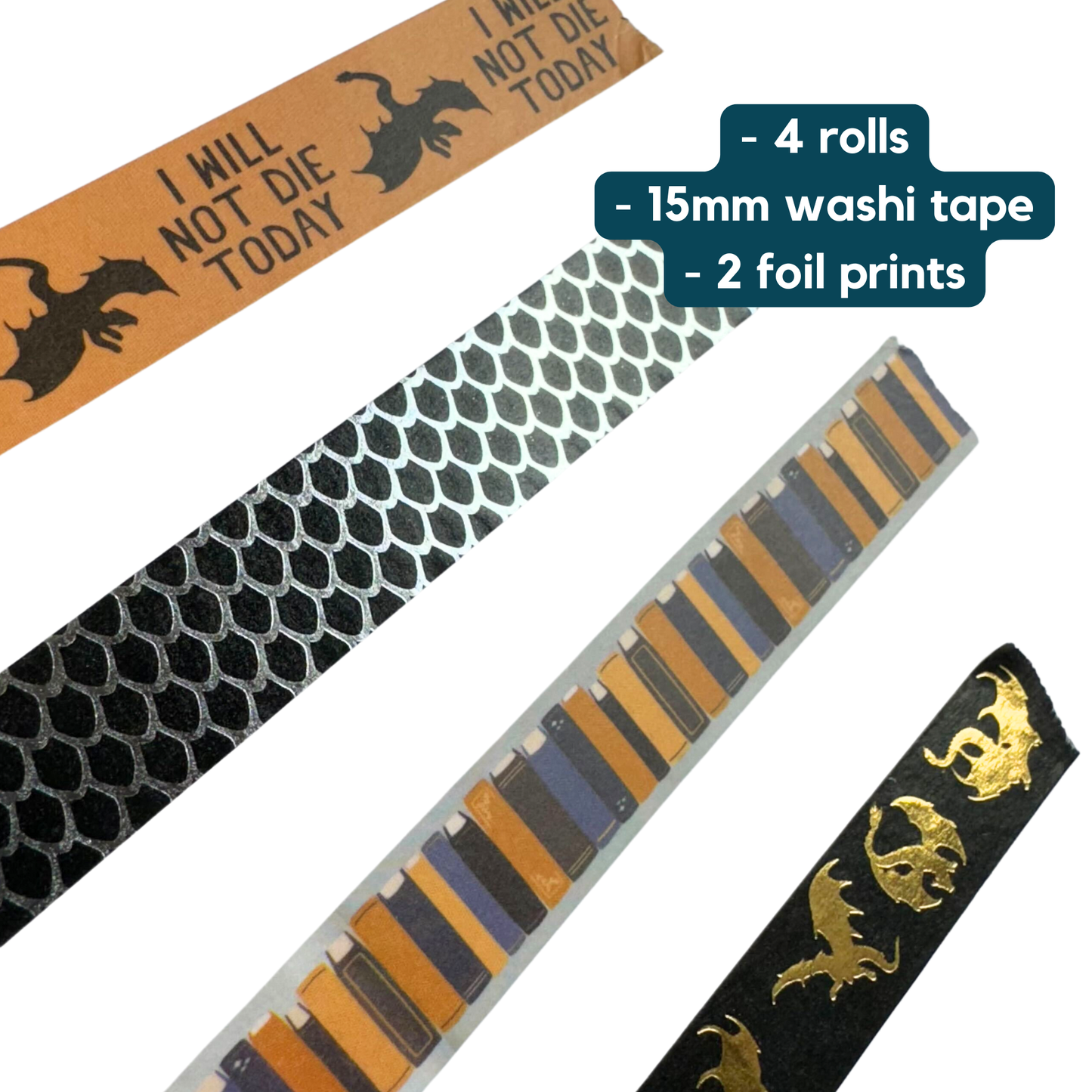 Fourth Wing Washi Tape