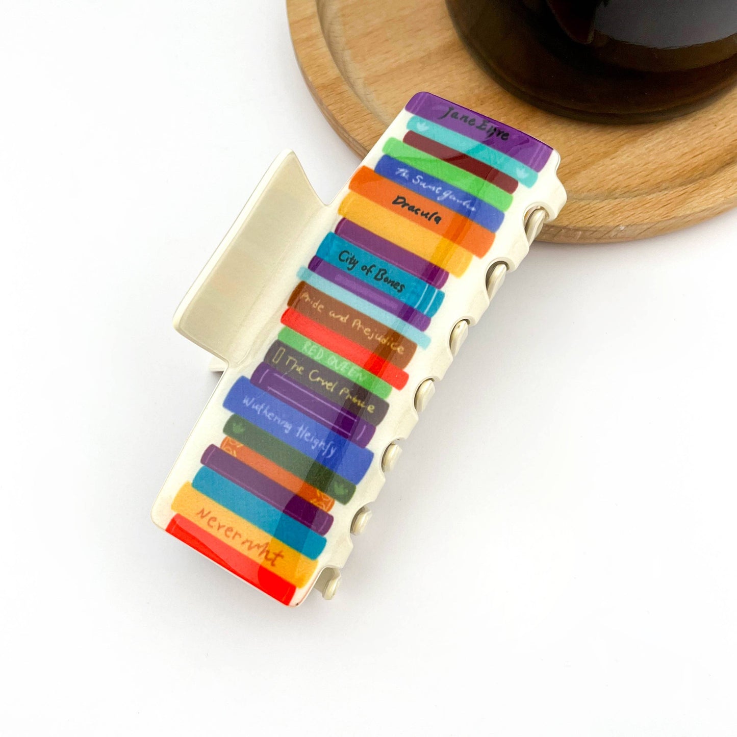 Book-Shaped Hair Claw Clip