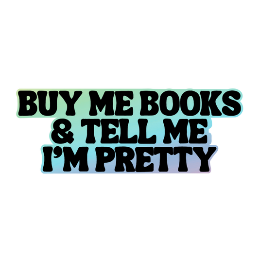 Buy Me Books Kindle Sticker