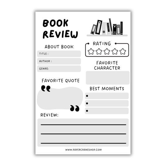 Book Review Pad