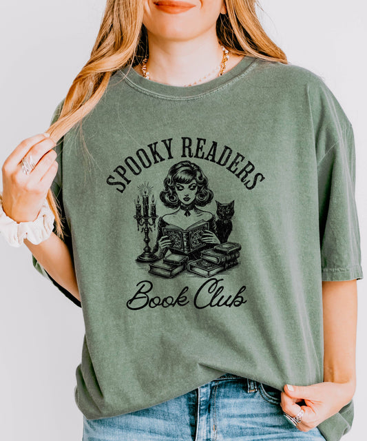 Spooky Readers Book Club Halloween TShirt