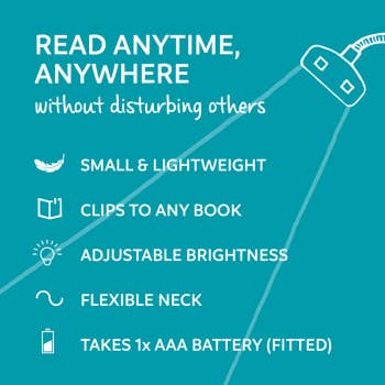 The Really Compact Travel Book Light