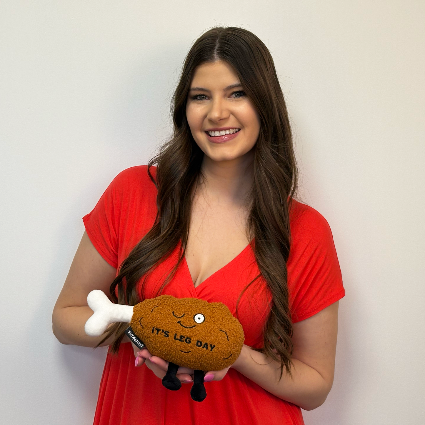 "It’s Leg Day" Chicken Leg Plush