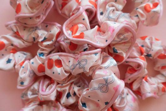 Cherry & Bows Scrunchie