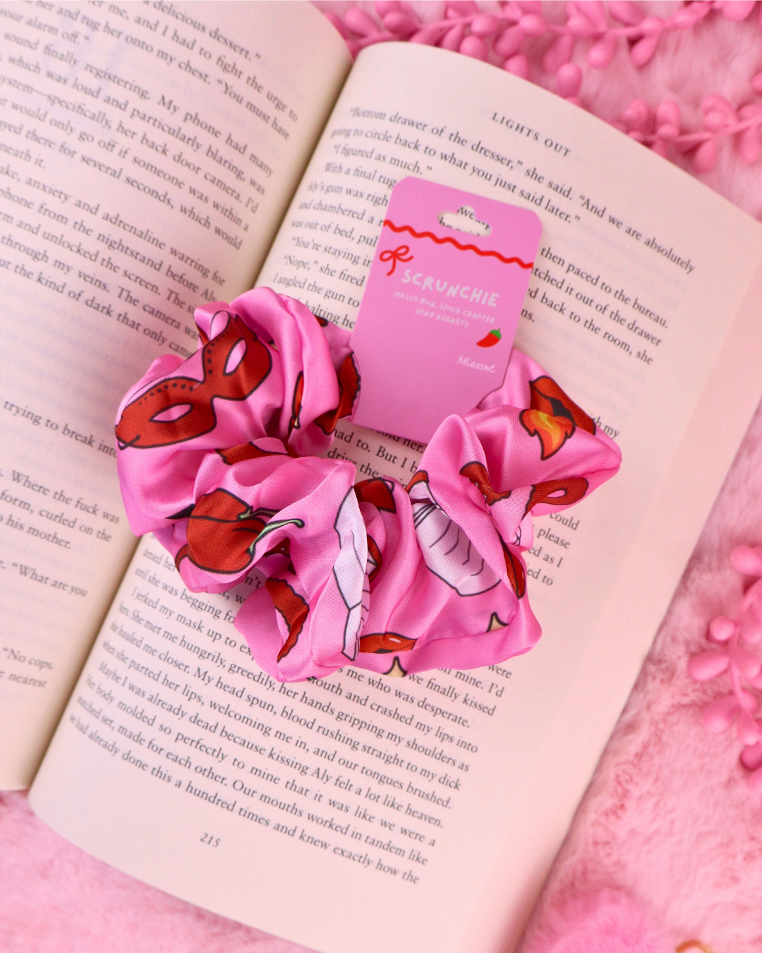 Spicy Books Scrunchie