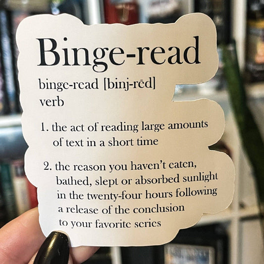 Binge Read Sticker