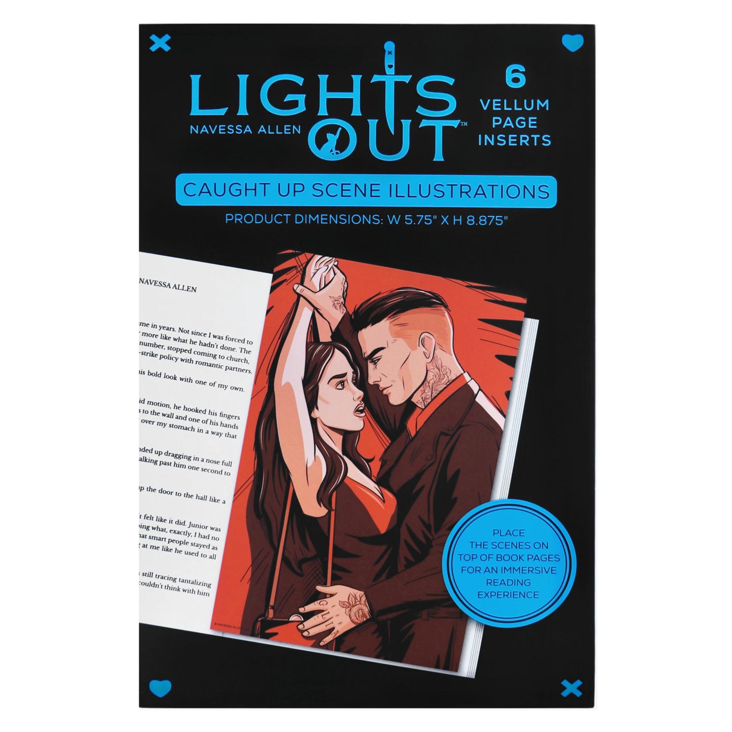 Caught Up Book Scene Illustrations (6-Pack)