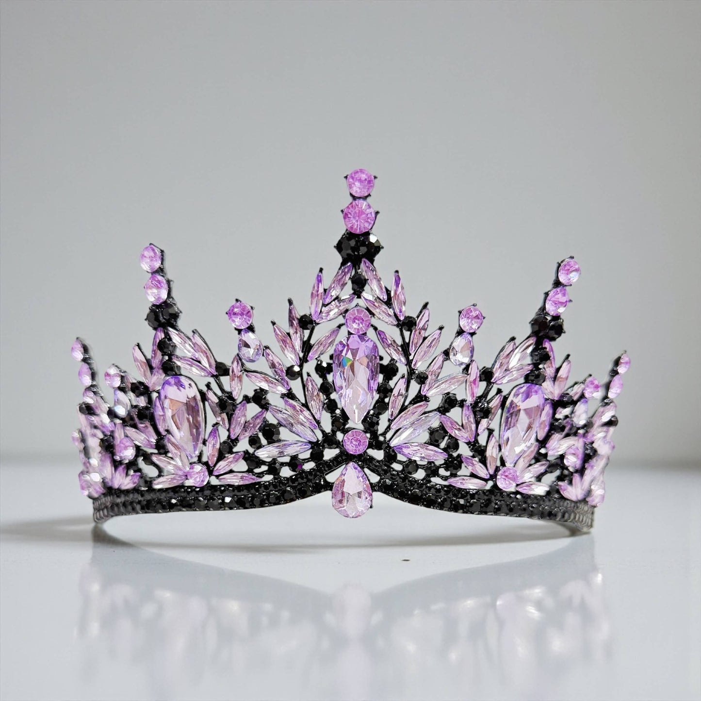Black Purple Tiara