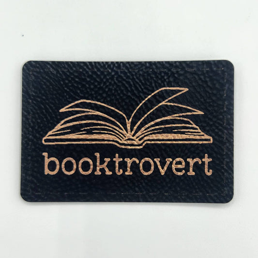 Booktrovert Iron On Patch