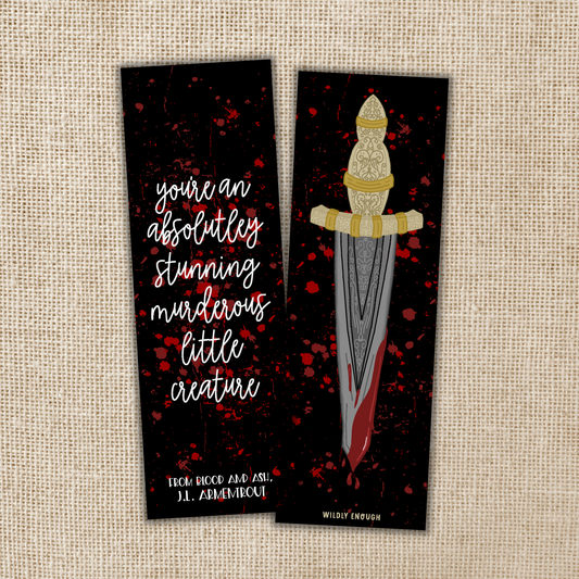 Absolutely Stunning Murderous Little Creature Bookmark