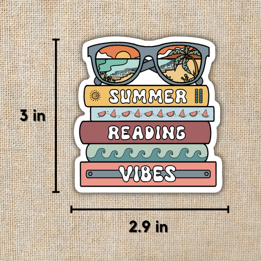 Summer Reading Vibes Sticker,