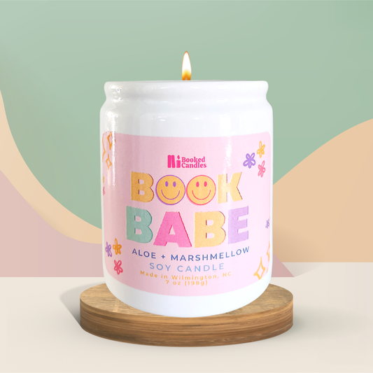 Book Babe Candle